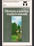 Obnova a údržba malých staveb - náhled