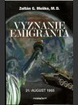 Vyznanie emigranta - náhled