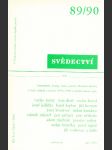 Svědectví 89/90 - náhled