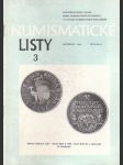 Numismatické listy 3/1986 - náhled
