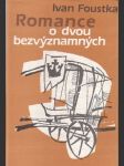 Romance o dvou bezvýznamných - náhled