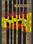 Ohnivé písmo - náhled