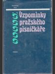 Vzpomínky pražského písničkáře - náhled