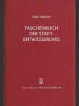 Taschenbuch der stadtentwässerung - náhled
