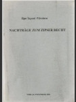 Nachträge zum zipser recht - náhled