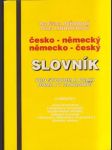 Česko-německý slovník pro studium a praxi - náhled