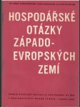 Hospodářské otázky západoevropských zemí - náhled
