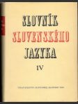 Slovník slovenského jazyka - 4.diel S - U - náhled