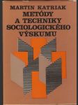 Metódy a techniky sociologického výskumu (veľký formát) - náhled