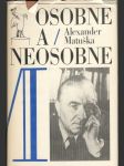 Osobne a neosobne - náhled
