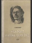 Mladosť Maxima Gorkého (veľký formát) - náhled