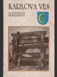 Karlova Ves vlastivedná monografia  - náhled