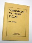 Vzpomínání na vnuky tgm - náhled