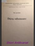 Dějiny náboženství - kubalík josef - náhled