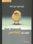 Vom Anspruch, perfekt zu sein - náhled
