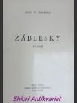 Záblesky - básně - tománek josef v. - náhled