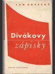 Divákovy zápisky - náhled