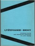 Lyžovanie - behy - náhled