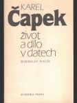 Karel Čapek - život a dílo v datech - náhled