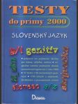 Testy do prímy 2000 slovenský jazyk - náhled