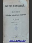 Kniha drnovská - brandl vincentius - náhled