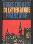 Pages Choisies deliterature francaise - náhled