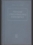Prehľad stredoškolskej matematiky (malý formát) - náhled