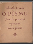 O písmu - náhled