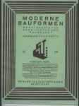 Moderne bauformen - monatshefte für architektur und raumkunst - xxviii. jahrgang - heft 2 - februar 1929 - náhled