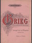 Solvejgs  lied  und  wiegenlied  aus  peer  gynt - klavier  zu händen - náhled