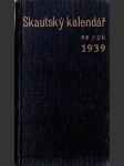 Skautský kalendář na rok 1939 - náhled