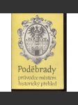 Poděbrady - průvodce městem, historický přehled - náhled