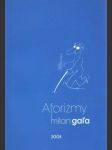Aforizmy (malý formát) - náhled