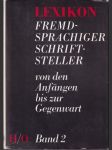 Lexikon Fremdsprachiger schriftsteller H-O band 2 (veľký formát) - náhled