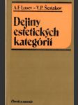Dejiny estetických kategorií - náhled