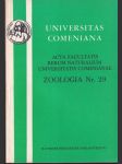 Zoologia Nr. 29 Universitas Comeniana - náhled