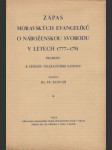 Zápas moravských evangelíků o náboženskou svobodu v letech 1777-1781 - náhled