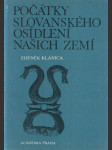 Počátky slovanského osídlení našich zemí - náhled