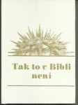 Tak to v Bibli není - náhled