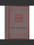 Stín kapradiny (Spisy bratří Čapků, svazek XXVII., Čapek) - náhled