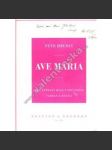 Ave Maria (noty, varhany, housle, zpěv; podpis a věnování Petr Hrubiš) - náhled