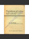 Poplatková příručka pro školy a ústavy podřízené ministerstvu školství a národní osvěty (poplatky, vysoké školy) - náhled