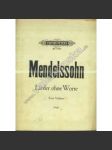 Lieder ohne Wore (Noty, housle) - náhled