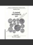 Členské informace, 2/97. Česká numismatická společnost (Numismatika, aukční katalog, mj. Mince přisuzované biskupu sv. Vojtěchovi) - náhled