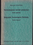 Terminologický slovník zeměpisný česko-anglický - náhled