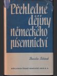 Přehledné dějiny německého písemníctví - náhled