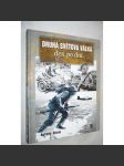 Druhá světová válka den po dni [kronika druhé světové války; nacismus, Wehrmacht, letectvo, námořnictvo, pěchota, bitvy, Adolf Hitler, odboj, Spojenci, USAAF Západní i východní fronta Tichomoří Sovětský svaz Vylodění v Normandii Atomová bomba Japonsko aj] - náhled