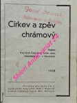 Církev a zpěv chrámový - zapletal vojtěch - náhled