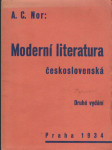 Moderní literatura československá - náhled