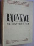Rajonizace zemědělské výroby v ČSSR - náhled